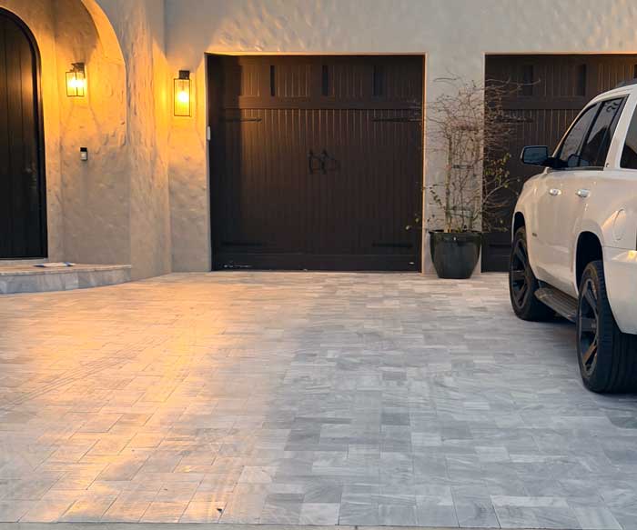 Luxury paver driveway in South Florida