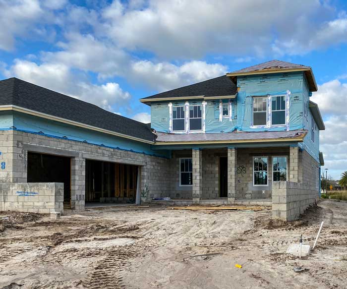 General contractor overseeing new construction project in South Florida