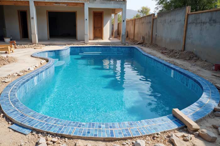 Custom Pool Design and Construction South Florida Pool contractor building a new swimming pool in South Florida